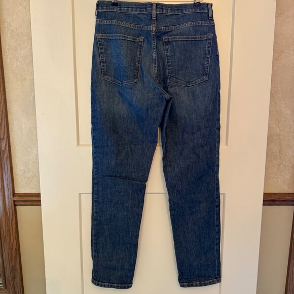 Everlane The Cheeky Jean 30 Tall Straight Leg High Rise Medium Wash Denim - Picture 5 of 9